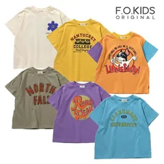 半袖 Tシャツ キッズ プチプラバリエーションTシャツ カジュアル 女の子 男の子 80 90 100 110 120 130 140 F.O.KID's エフオーキッズ