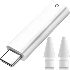 【特価商品】対応Apple Pencil 3個入り 第1世代 アップルペンシル 充電アダプタ 交換用ペン先 iPad第10世代対応(Bluetoothペアリング可能) タッチペン交換用ペン先 Pencilアダプタ 替え芯 iPadペンシルペン先 Apple 変