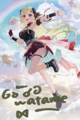 角巻わため 1周年記念サイン入りポストカード 角巻わため 活動一周年記念グッズ - ホロライブプロダクション