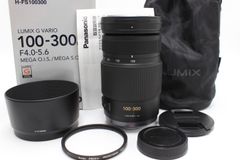 Panasonic LUMIX 望遠ズームレンズ マイクロフォーサーズ用 G VARIO 100-300mm/F4.0-5.6 /MEGA O.I.S. H-FS100300  パナソニック  ルミックス
