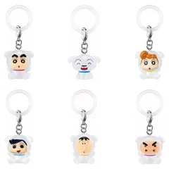 【中古】ストラップ 全6種セット 「クレヨンしんちゃん めじるしアクセサリー3」