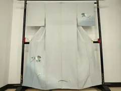 平和屋着物●十日町友禅　女流作家　遠田藤舟　訪問着　枝花文　正絹　逸品　AAAQ9764ck