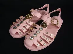 □極美品□ GUCCI グッチ GG キャットヘッド ラバー グルカサンダル  