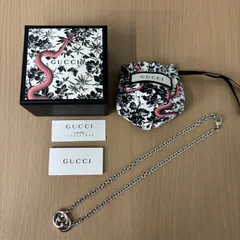 ▪️GUCCI グッチ インターロッキングネックレス GG シルバー925