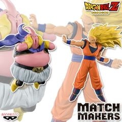 드래곤 볼 Z MATCH MAKERS 슈퍼 사이어인 3 손오공 & 마인 부우 2장 세트 [신품·미개봉] 피규어 프라이즈 밴프레스트