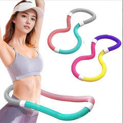 【2025夏新登場】PVC ソフトスプリングフラフープ ダイエット ベリー フィットネス 折りたたみ式 ポータブル 静音設計 フラ サークル ストライン訓練 有酸素運動 脂肪燃焼 重み付け 多機能 エクササイズグッズ 1.6kg