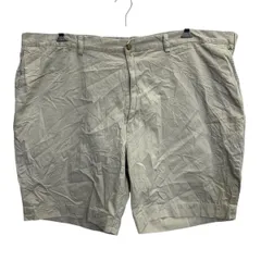 POLO RALPH LAUREN ショートパンツ W50 ベージュ ポロラルフローレン ジップアップ ビッグサイズ チノパン 古着卸 アメリカ仕入 2505-811
