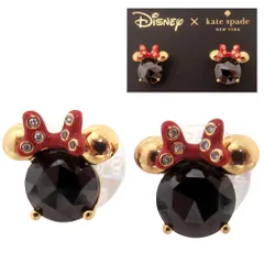 【新品 未使用】Kate spade ケイトスペード アウトレット ピアス アクセサリー ディズニー ミニーマウス Disney コラボ商品 ピアス K9173 960