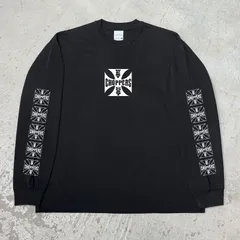 00S WEST COAST CHOPPERS ロンT ブラック 袖プリ 両面 2000s〜WEST COAST CHOPPERS ロンT - Side Car Charlie