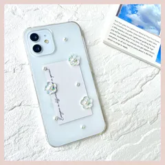 iPhoneケース スマホケース ハンドメイド 韓国 お花 フラワー プレゼント