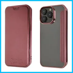 【特価商品】iPhone 15 Pro 6.1インチ 手帳型 2023 保護 カバー TPU製/ソフト/クリアバックカバー ケース カード収納 スタンド 全面保護 iPhone15Pro 耐衝撃 アイフォン 15 プロ Ryo楽々生活館 フリップ ケース レッ