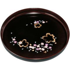 優璃 優璃おぼん 和トレー 螺鈿 貝 花 昭和レトロ アンティーク 新品