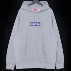 SUPREME Bandana Box Logo Hooded Sweatshirt XLサイズ グレー