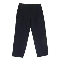 【極美品】PRADA プラダ パンツ サイズ48 ブラック スリット チャック PRADA - PRADA プラダ 24SS 三角ロゴプレート付 5ポケット