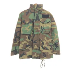 90年代 米軍実物 U.S.ARMY M-65 フィールドジャケット ミリタリー ウッドランドカモ (メンズ S-R) P9565