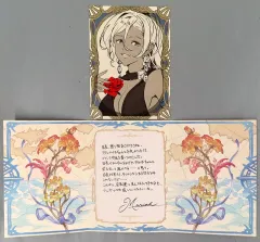 その他雑貨(キャラクター)　ウラムヌラン ポラロイド風サイン入りイラストカード＆メッセージ入りポストカード 「GRANBLUE FANTASY-グランブルーファンタジー-」 2018年バレンタイン・ホワイトデーキャンペーン キャラカード [単品] サンダルフォン ポラロイド風サイン入り
