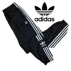 ★adidas★ アディダス 黒  トラックパンツ　女性L ジャージ シャカパン