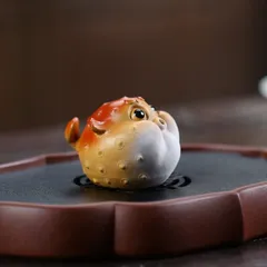 お香 お香立て 香炉 フグ 魚 線香立て 蚊取り線香 香炉飾り 蓮 花 置物 オブジェ 綺麗 金運 開運 運気アップ インテリア 玄関 オフィス 寝室 風水 開運 健康運 出世運 家庭運 ヨガ