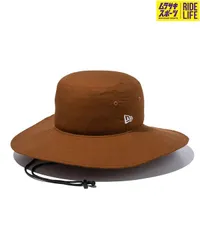 【ムラスポ公式】新品 NEW ERA ニューエラ ハット 帽子 アドベンチャー ワイドブリム Typewriter タイプライター ベーシック キャメルブラウン 14109632