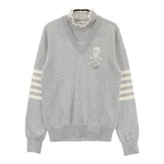 極美品 2023年モデル マークアンドロナ ニットハイネック ロゴチャーム