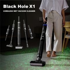 【新品※ショップ出品】コードレス水拭き掃除機 スペシャルセット ブラック 水拭き掃除機 水拭き
