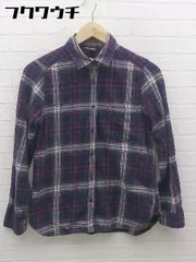 ◇ ◎ URBAN RESEARCH DOORS アーバン リサーチ ドアーズ チェック 長袖 シャツ サイズONE ネイビー マルチ レディース 【中古】 【1002802167416】