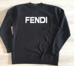 FENDI フェンディ ロゴ ニット セーター トレーナースウェット - メルカリ