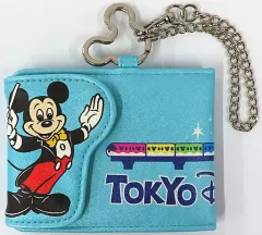 【中古】収納・携帯用アイテム 集合(ブルー) カードケース 「ディズニー」 東京ディズニーリゾート限定