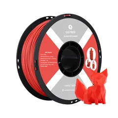 新品 QIDI TECH ABS Rapido フィラメント 1.75mm 3Dプリンター フィラメント ABS 1kg スプール (2.2ポンド)、高速印刷に適し、ほとんどのFDM 3Dプリンターに合う3D印刷フィラメント、高抵抗、赤 フィラメント