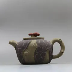 双魚紫砂壺 中国古美術 紫泥急須・茶壺・茶道具 Amazon | 双魚紫砂壺 中国古美術 紫泥急須 茶壺 茶道具 | ノー