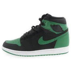NIKE (ナイキ) AIR JORDAN 1 RETRO HIGH OG PINE GREEN エアジョーダン1 レトロ ハイ パイングリーン ハイカットスニーカー ブラック/グリーン US10/28.0cm 555088-030