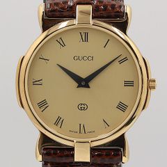 稼動品 GUCCI グッチ 3400FM メンズ ゴールド 腕時計 - メルカリ