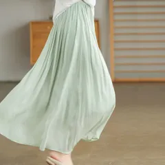 ☆ グリーン ☆ ロングフレアスカート ウエストゴム ロングフレアスカート フレアスカート ロングスカート ウエストゴム ロング丈 女性 大人 エレガント マキシ丈 オシャレ かわいい 通勤 通学 マキシ丈スカート ロング丈スカート スカート ボトムス