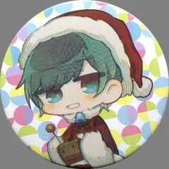 【中古】バッジ・ピンズ そらる(サンタ/背景丸) 缶バッジ 「そらまふうらさかのふゆやすみ！～クリスマス会～ ～新年会～」 缶バッジくじ景品