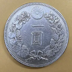 新1円銀貨(小型) 明治24年