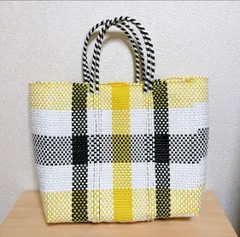 美品 Letra レトラ メルカドバック イエロー ブラック