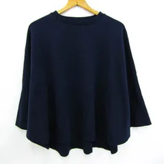 インゲボルグ カットソー シャツ トップス 長袖 ドルマンスリーブ レディース 11サイズ ネイビー INGEBORG 【中古】のサムネイル