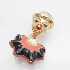 CINER　サイナー　ヴィンテージ　ピーコック　ビジュー　ブローチ　ジュエリー CINER（サイナー）☆オレンジゴールドの甲羅 小さな亀の