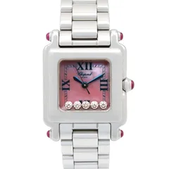 ショパール Chopard 腕時計 ハッピースポーツ スクエア ミニ 27/8893-21 ピンクシェル ステンレススチール ハッピースポーツ スクエア ミニ レディース Used Aのサムネイル