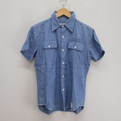 Paul Smith 半袖デニムシャツ S ブルー - メルカリ
