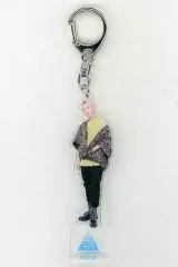 【中古】雑貨 飯吉流生 アクリルキーホルダー BLUE 「PRODUCE 101 JAPAN SEASON2 EXHIBITION ～LET ME FLY～」