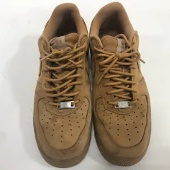 07w50467 Supreme×Nike AIR FORCE 1 LOW W SP DN1555-200 FLAX/FLAX-GUM LIGHT BROWN Supremeプリント替え紐付き 27.5cm   スニーカー