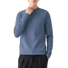 [IAN-LIFE] セーター メンズ ハイネック ニット タートルネック 無地 薄手 厚手 秋 冬 大きいサイズ モックネックニット 9色 S-5XL展開