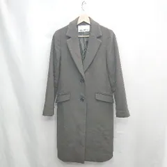 ◇ ⊇ NATURAL BEAUTY BASIC 長袖 チェスターコート サイズM ダークグレー レディース E  【1504210016886】のサムネイル