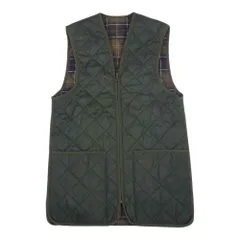 Barbour バブアー キルティング ライナー ベスト カーキ系 34【中古】のサムネイル