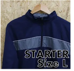 STARTER EXPGスタジオジャージ上下セット ブラック Lサイズ STARTER EXPGスタジオ ジャージ上下セット ブラック