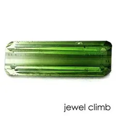 【鑑別書付】ホワイトとグリーンの美しいグラデーションバイカラートルマリン  宝石 ルース １．９０ＣＴ