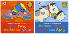 【新品未読セット】英語 洋書 絵本 2冊★Ladybird Action Rhymes One, Two, Buckle My Shoe ＆ Horsey Horsey, Don't You Stop