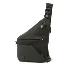ムスタッシュ ボディバッグ MOUSTACHE JUO 2WAY ショルダーバッグ 斜めがけ ワンショルダー バッグ 薄マチ 縦型 メンズ レディース JUO-4785 ブラックのサムネイル