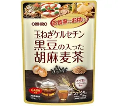 オリヒロ 玉ねぎケルセチン黒豆の入った胡麻麦茶 3g×28袋入り 1パック　GABA配合 ノンカフェイン